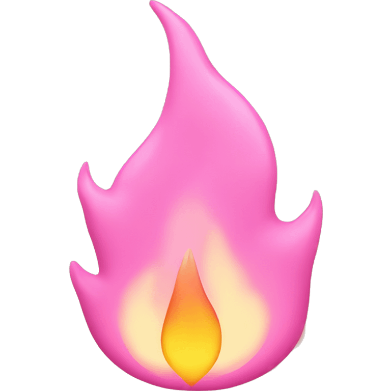 Flame-in-pink-pastel-shade  emoji