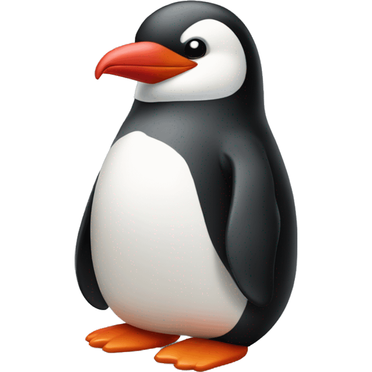 red standing pinguin emoji