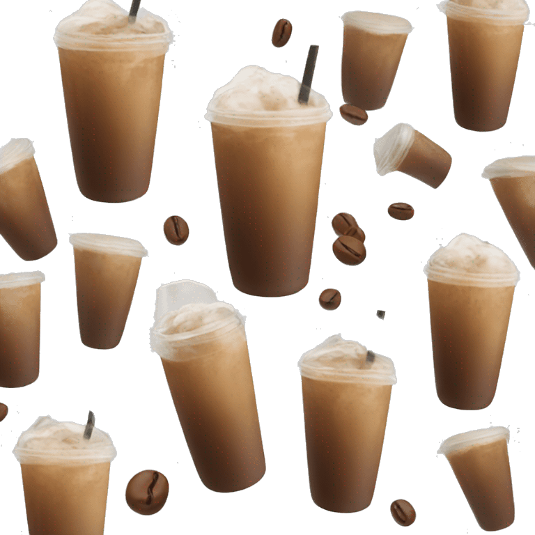 Ice coffee emoji