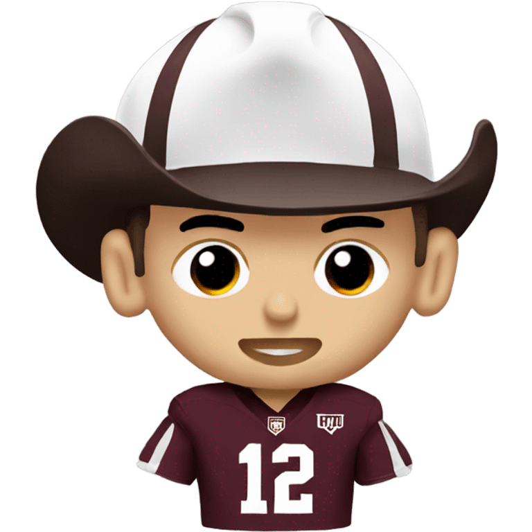 Johnny Manziel in Texas A&M uniform  emoji