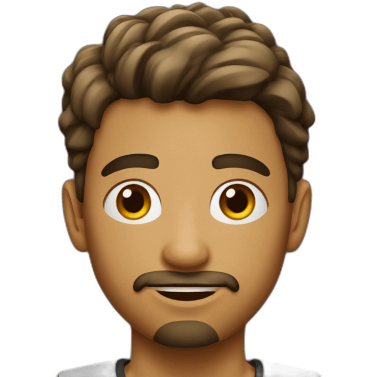 spanish 18 years old boy with goatee  emoji