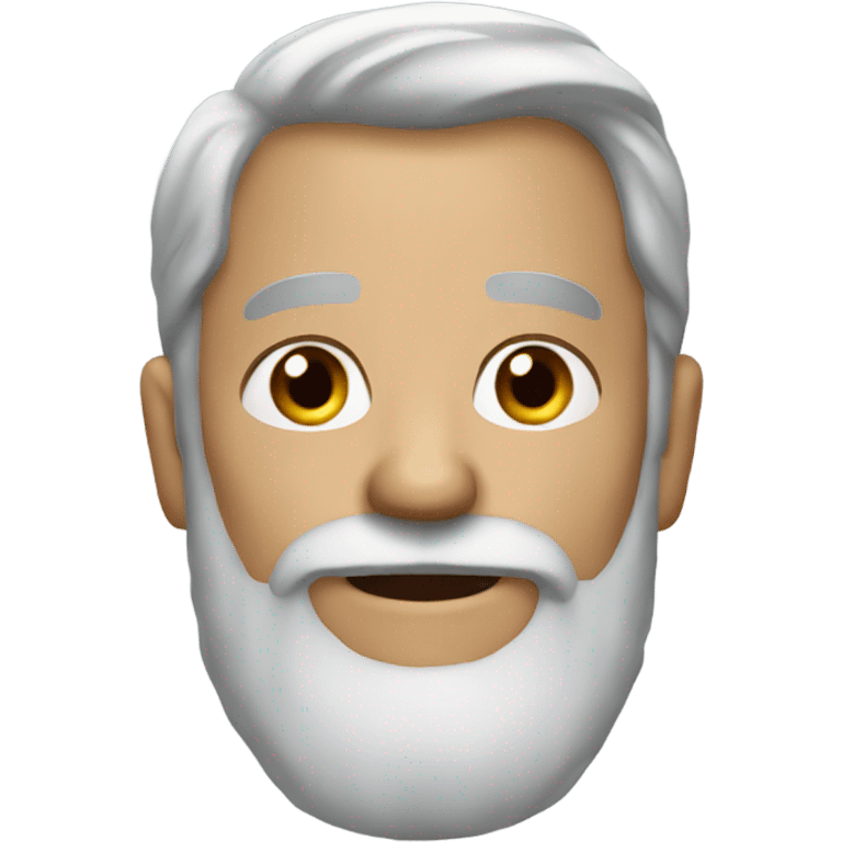 man with beard and grey hair  emoji