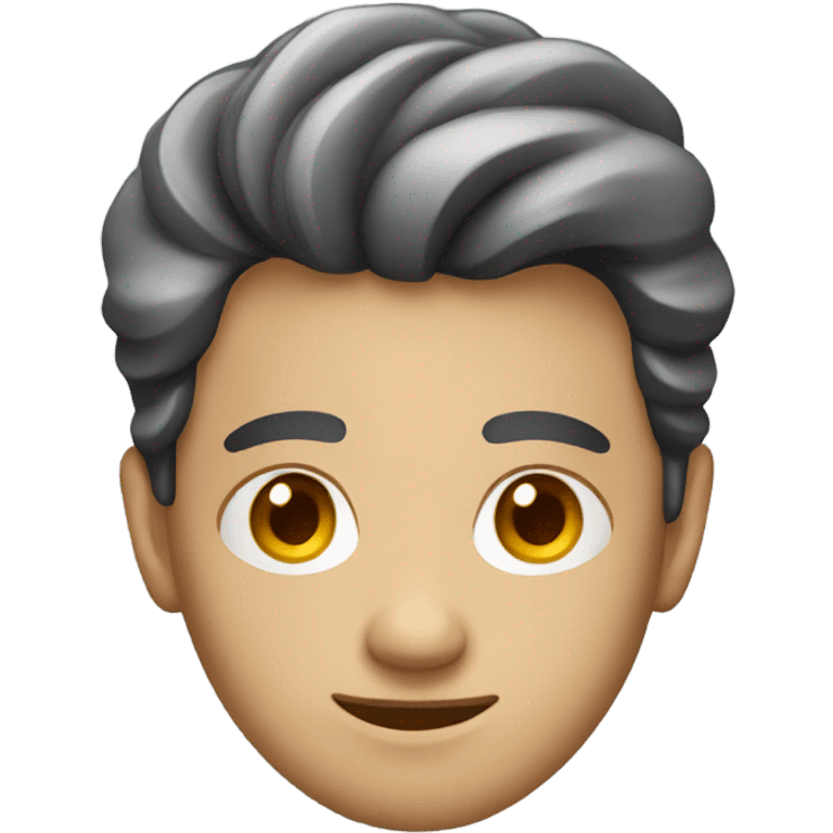 confident male portrait style emoji