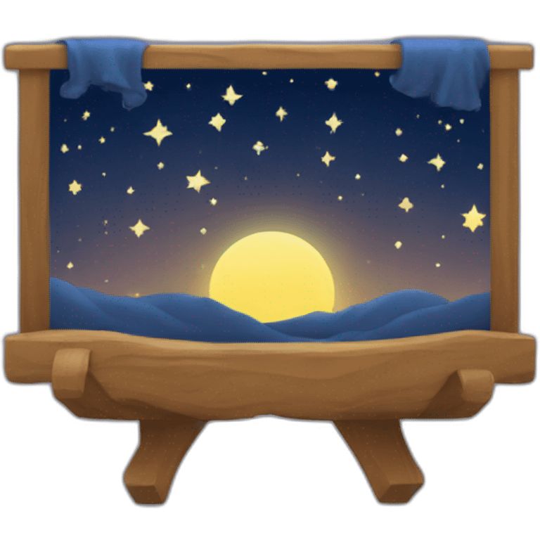 la nuit etoilé emoji