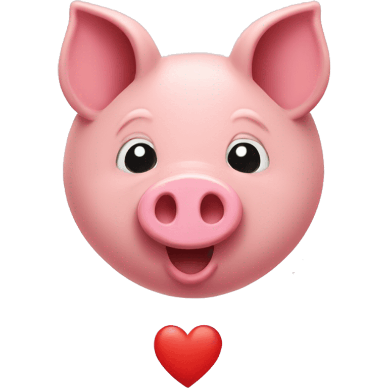 Heart oink emoji