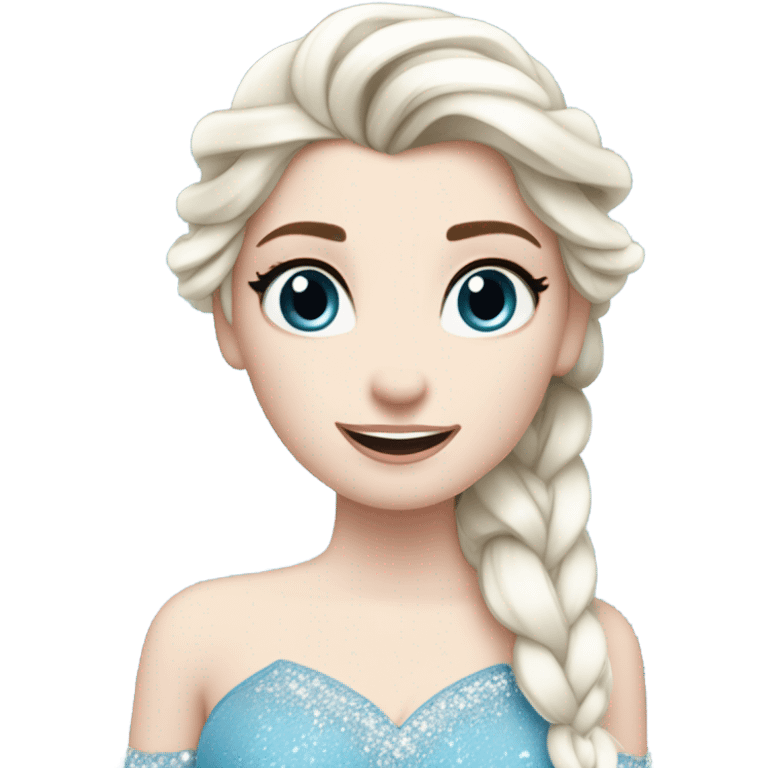 Elsa frozen emoji