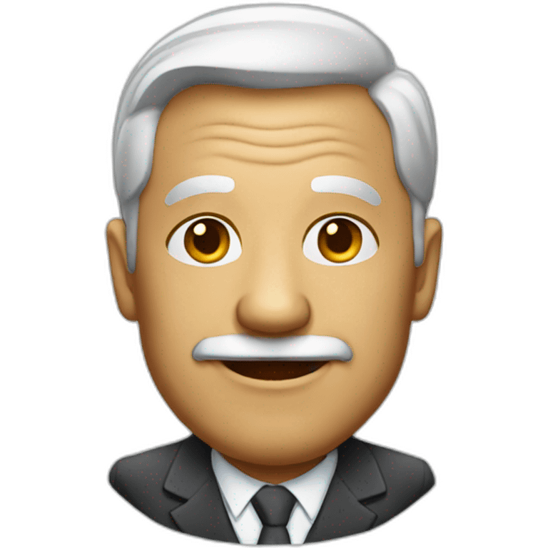 old American businessman emoji