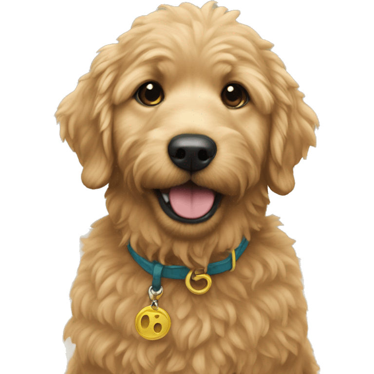 Mini goldendoddle emoji