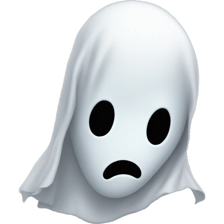 ghost with no face emoji