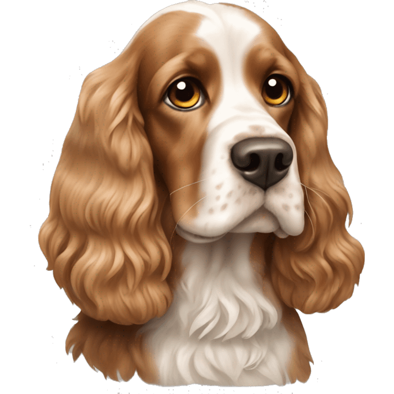 dog english cocker spaniel emoji