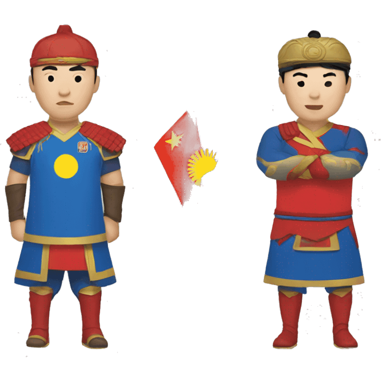 mongolia vs china emoji