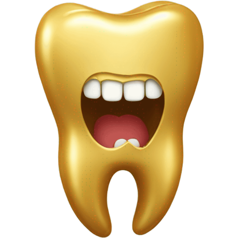 golden tooth  emoji