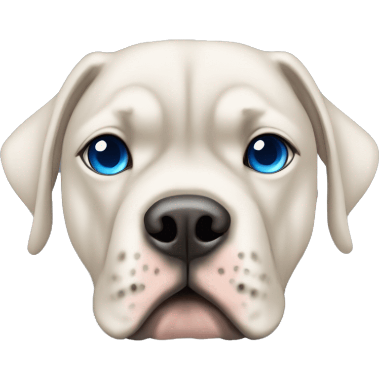 Cane Corso albinos with blue eyes emoji