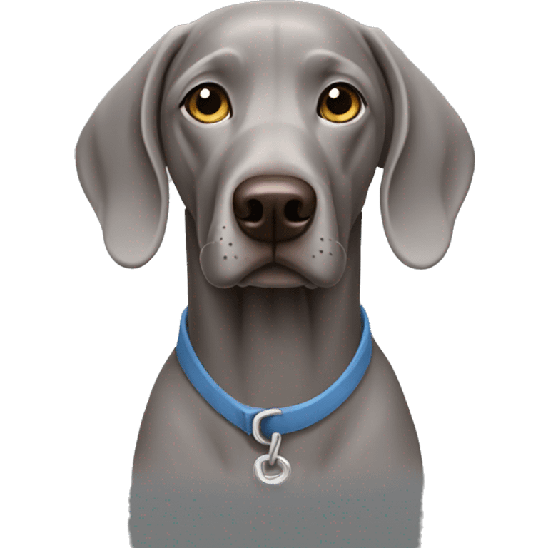 Create a Weimaraner dog emoji emoji