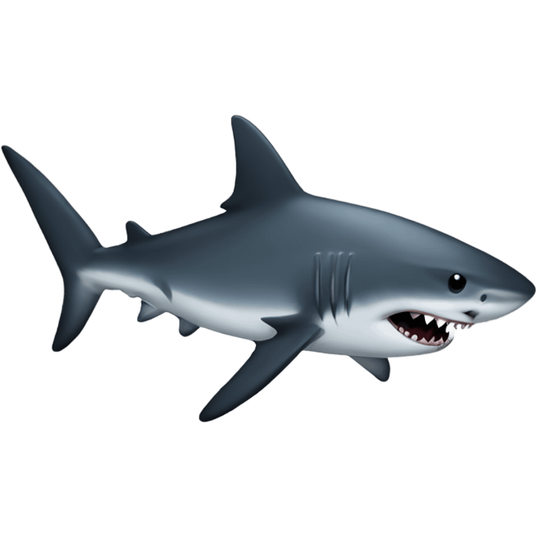 Shark with autism goth emoji