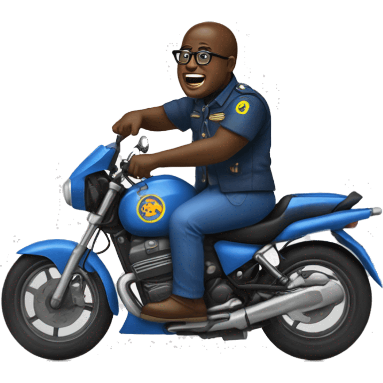 Tshisekedi sur une moto emoji