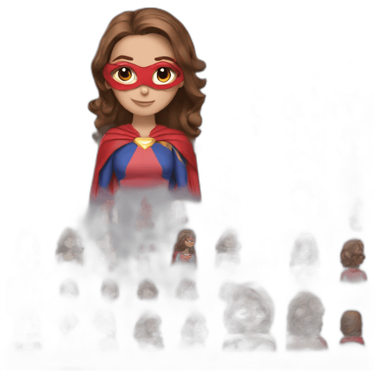 A superwomen emoji