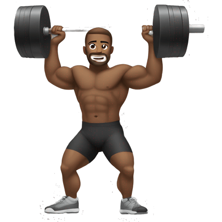 Weightlifting man emoji emoji