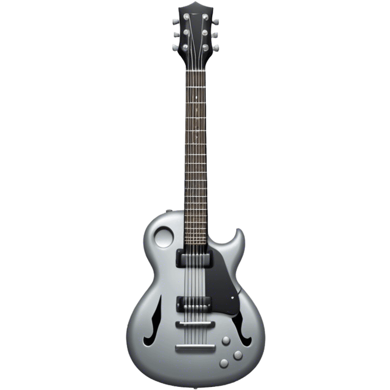 Skull guitar metal emoji