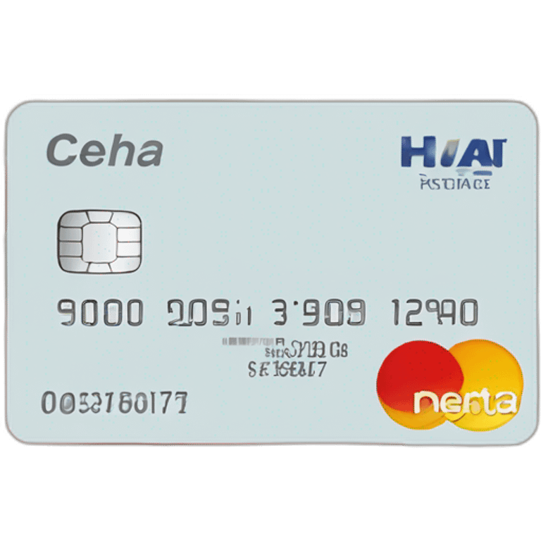 credit card bankname Ceha emoji