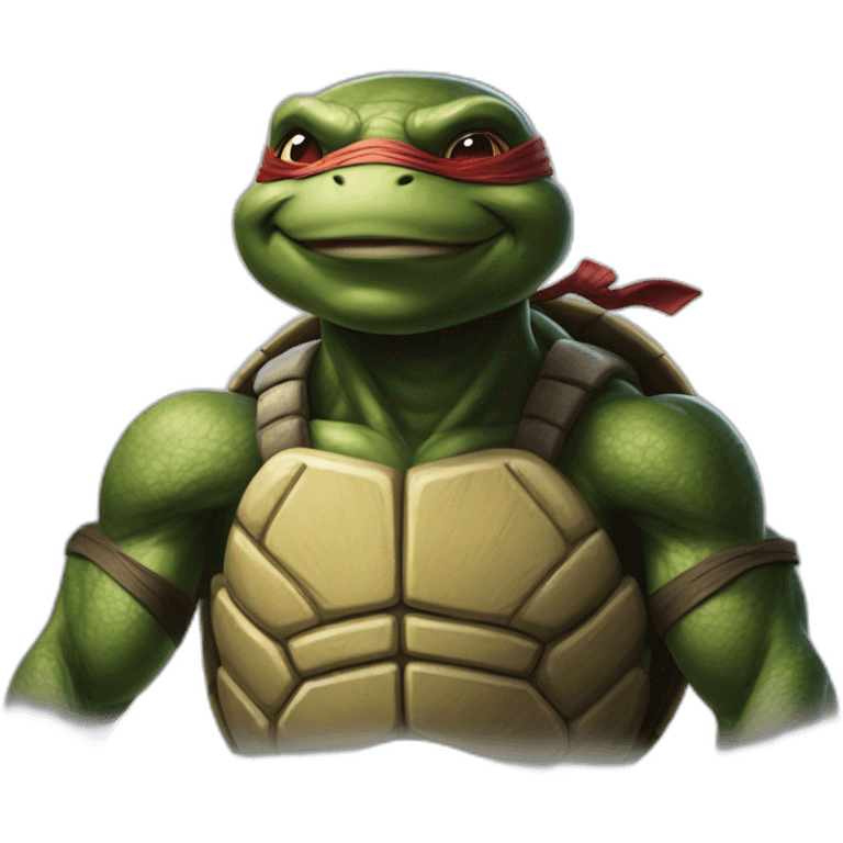 ninja turtle hyper realistic emoji