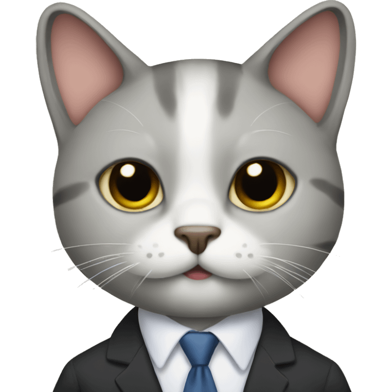 cat in a suit emoji