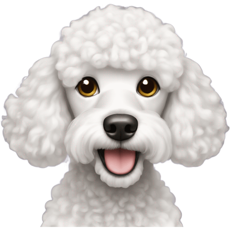 White poodle  emoji