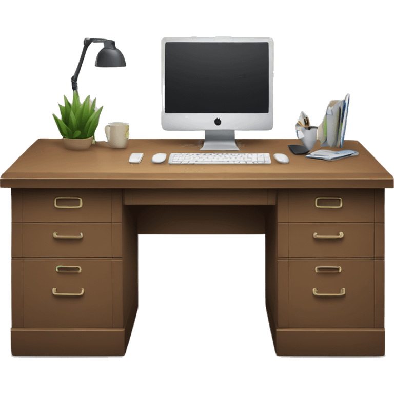 Office desk emoji