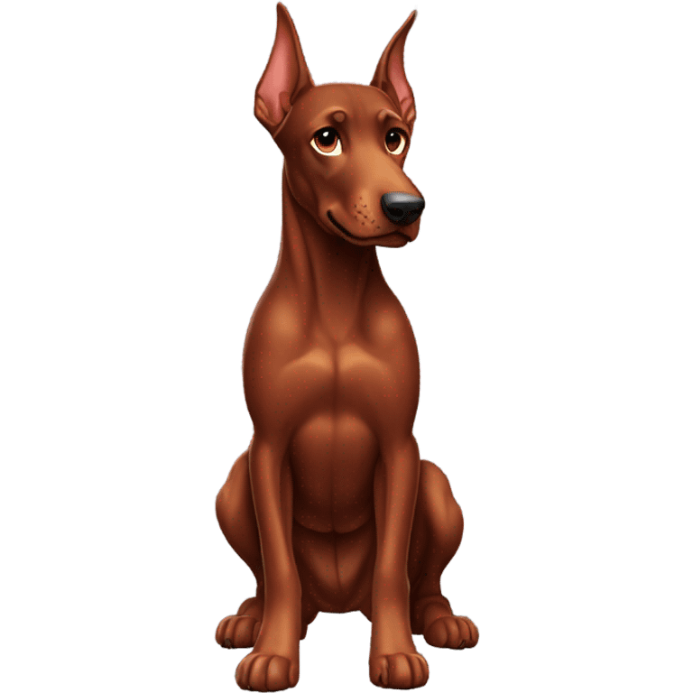 Red Doberman emoji