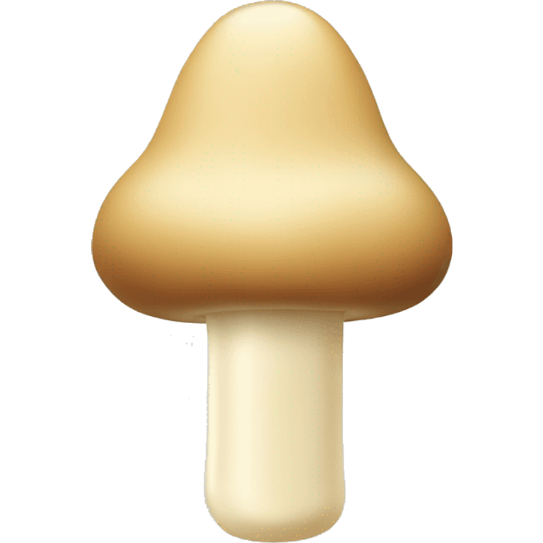 A beige colored mushroom shooting mayonnaise out the top emoji