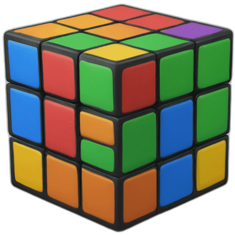 Rubik cube emoji