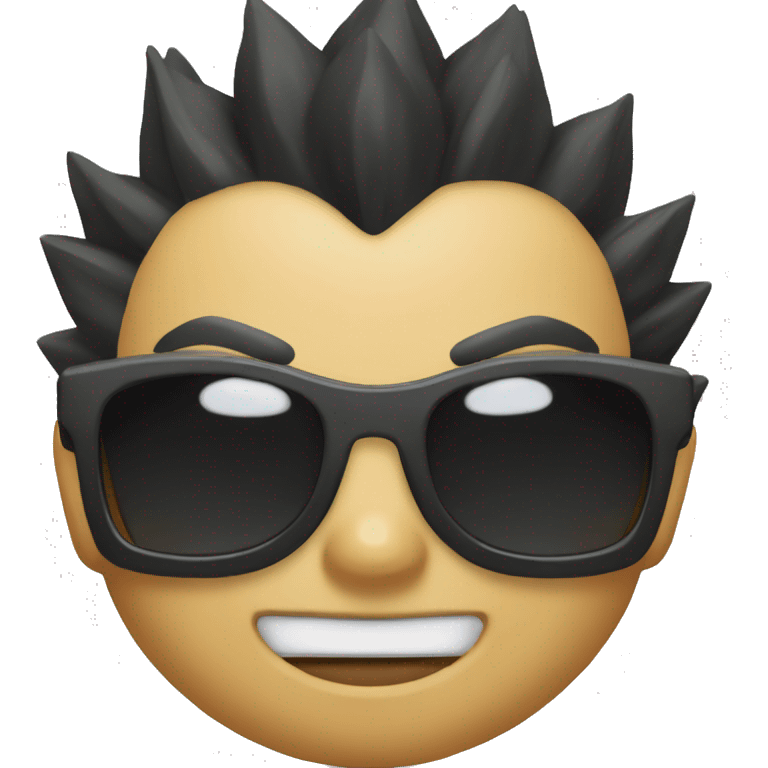 Vegeta with sunglasses emoji