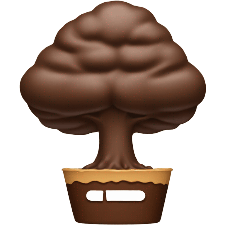 tree with chocolate on top emoji