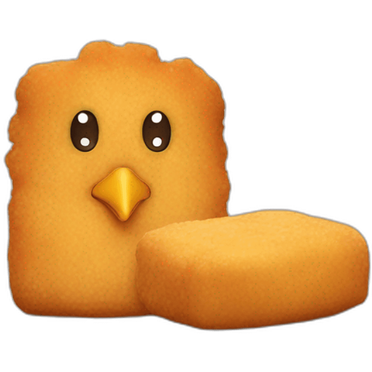 Chicken nugget emoji