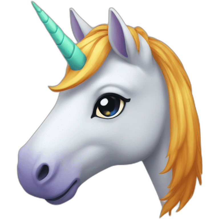 Unicornio calabaza  emoji