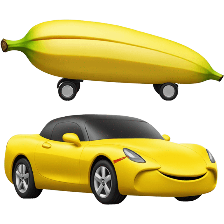 Banana car emoji