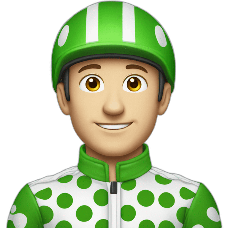 paul townend green polka dot jockey emoji