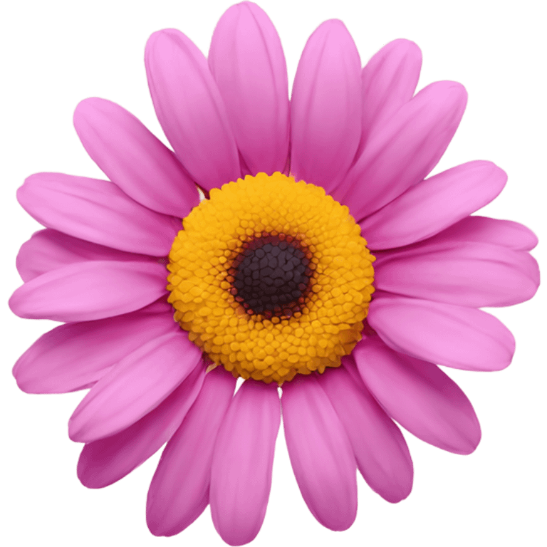 Pink daisy emoji