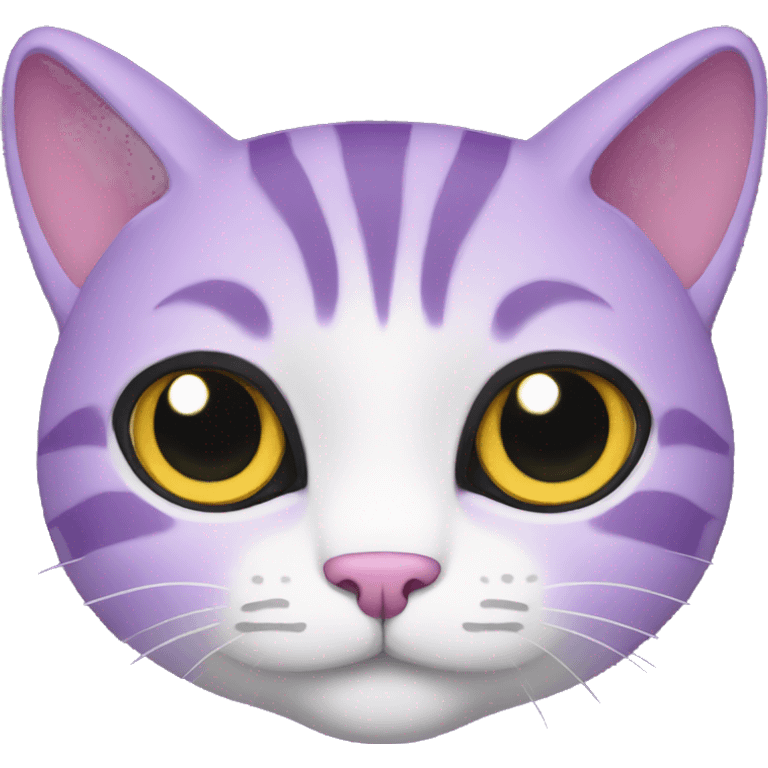 Purple cat emoji