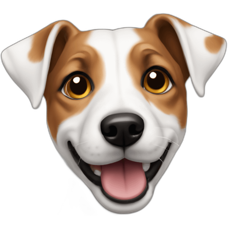 Jack russel dog emoji