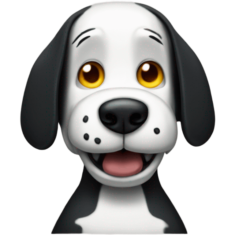 Scary snoopy emoji