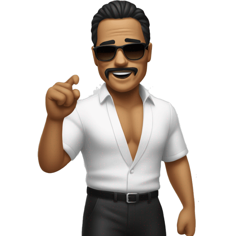 A bird salt bae emoji