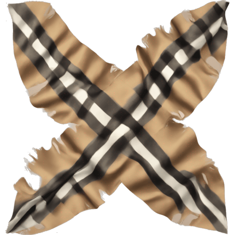 Burberry Scarf emoji