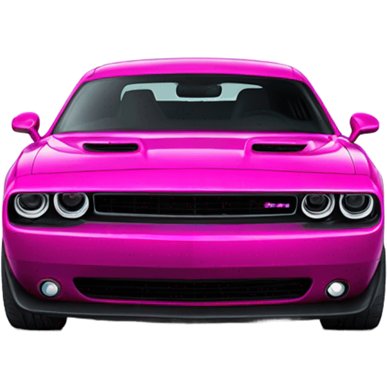 Fuchsia dodge challenger emoji