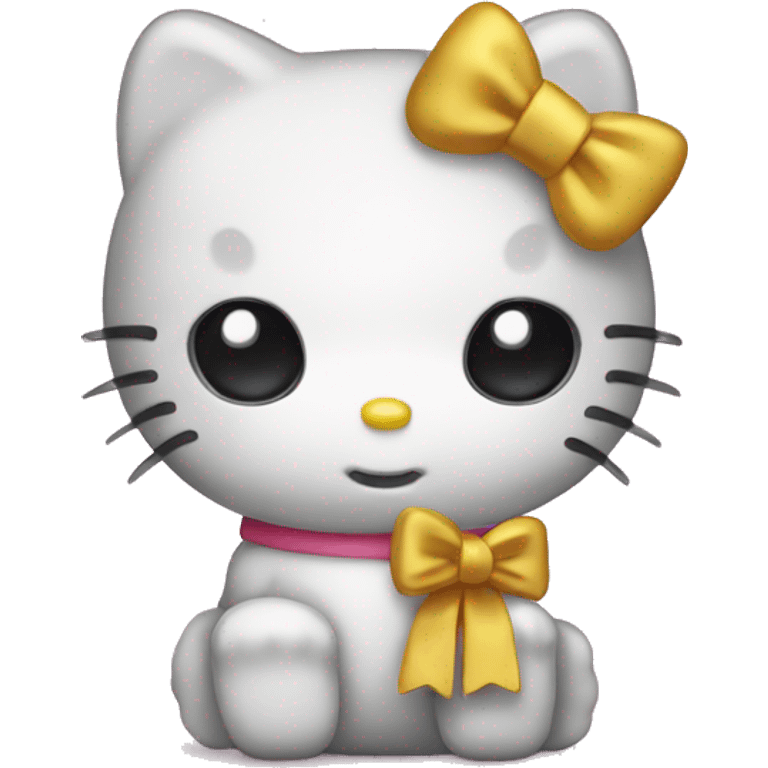 hello kitty with bow  emoji