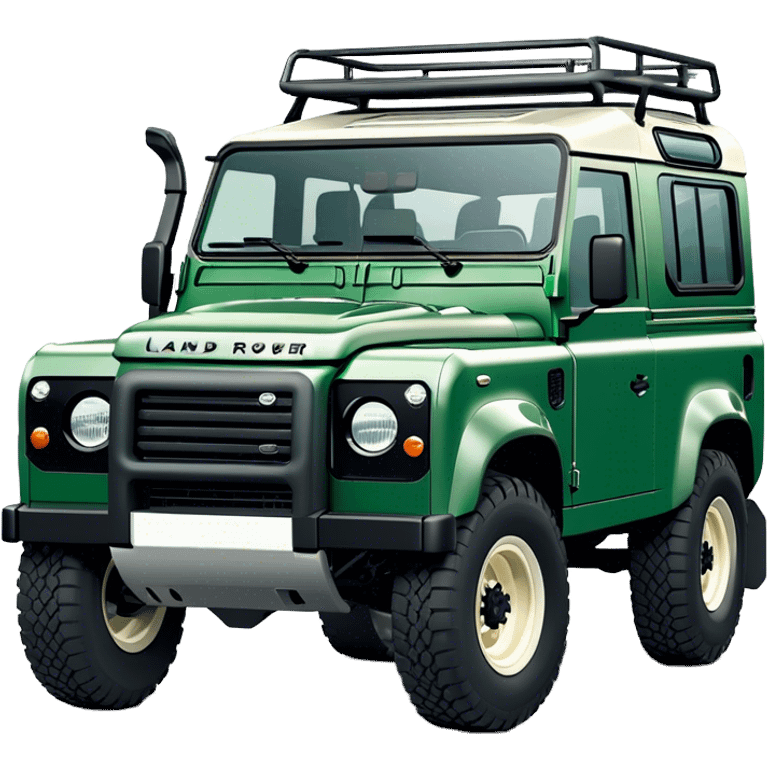 Land Rover Defender - Land Rover (Model Year: 2022) (Iconic colour: Green) emoji