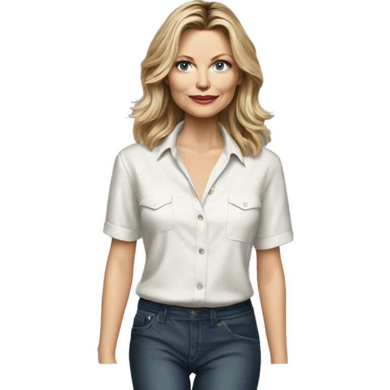 michelle pfeiffer wearing shirt emoji