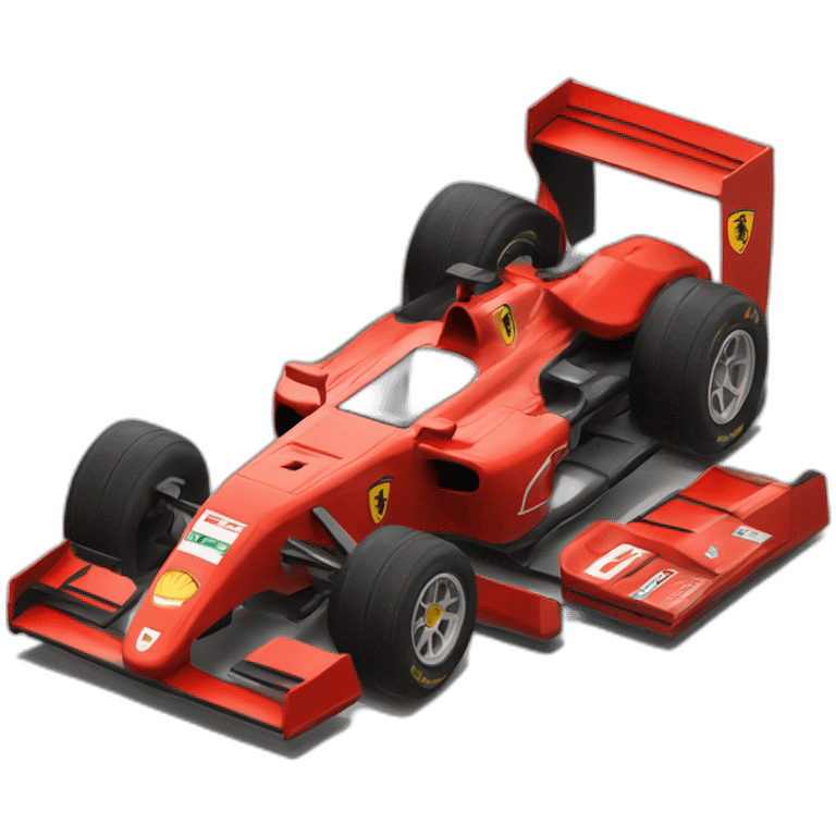 F1 Ferrari voiture emoji