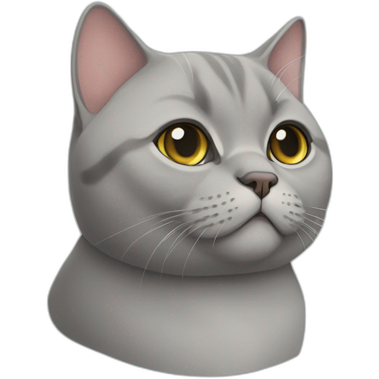 British shorthair cat emoji