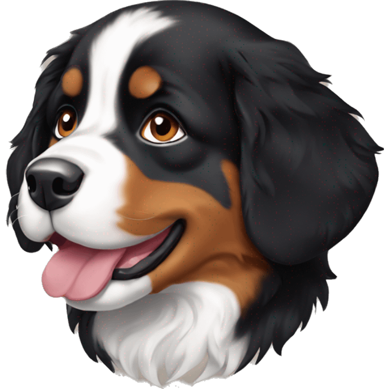 puppy bernese mountain dog emoji